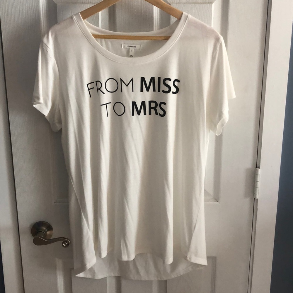 Miss to Mrs top
